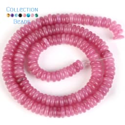 6x2mm 160Pcs Natural Stone Beads Howlite Amazonite Tiger Eye Flat Round Rondelle Beads For Jewelry Making DIY Necklace Bracelet
