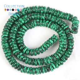 6x2mm 160Pcs Natural Stone Beads Howlite Amazonite Tiger Eye Flat Round Rondelle Beads For Jewelry Making DIY Necklace Bracelet