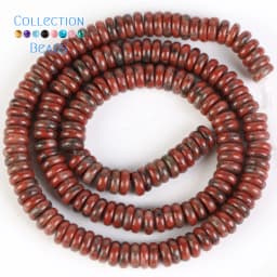 6x2mm 160Pcs Natural Stone Beads Howlite Amazonite Tiger Eye Flat Round Rondelle Beads For Jewelry Making DIY Necklace Bracelet