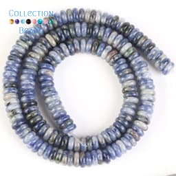 6x2mm 160Pcs Natural Stone Beads Howlite Amazonite Tiger Eye Flat Round Rondelle Beads For Jewelry Making DIY Necklace Bracelet