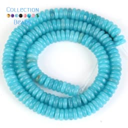 6x2mm 160Pcs Natural Stone Beads Howlite Amazonite Tiger Eye Flat Round Rondelle Beads For Jewelry Making DIY Necklace Bracelet
