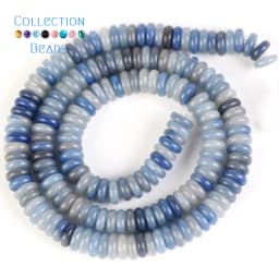 6x2mm 160Pcs Natural Stone Beads Howlite Amazonite Tiger Eye Flat Round Rondelle Beads For Jewelry Making DIY Necklace Bracelet