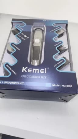 Kemei Professional Multifunction Beard Hair Trimmer Waterproof 6 In 1 Hair Clipper Electric Razor For Men Grooming Kit KM-8508
