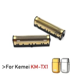 For Kemei KM-TX1 Electric Shaver Original High Quality Replacement Double Foiled Blade Net Cover Repair Accessories Wholesales