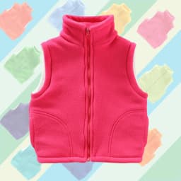3 to 10 Years Teenager Outwear Waistcoats Sleeveless Jackets Children's Vest For Boy Girl Polar Fleece Baby Kid Vest Warm Winter