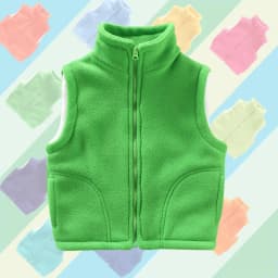 3 to 10 Years Teenager Outwear Waistcoats Sleeveless Jackets Children's Vest For Boy Girl Polar Fleece Baby Kid Vest Warm Winter