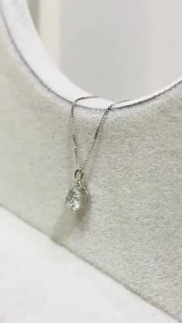 Butterflykiss 6.5mm 1.0 Carat D Moissanite Necklaces Rose Gold Plated Pendant Original Real S925 Silver Chain Jewelry For Women