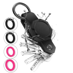 For Apple Airtag Motorcycle Car Keychain Silicone Case Waterproof Multitool Men's Diy Accessories Key Tags Organizer Anti-lost