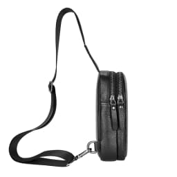 Mens Leather Small Crossbody Bag Shoulder Sling Bag Women Daypacks Chest Bag for Fishing Travel Hiking Backpacks Outdoor Sports