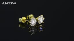 Original 1CT 2CT 3CT D Color Moissanite Earrings for Men Women Real Silver 925 Piercing Stud Earrings Fine Jewelry & Certificate