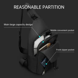 Tigernu Light Crossbody Bags For Men Waterproof Chest Bag Oxford Bags Shoulder Bag College Male Mini Sling Bag Handbag Messenger