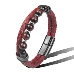 Jewelry 2025 Jewelry Chakra Men's Rosary Stainless Steel Chain Beads For Bracelets Genuine Leather Women Magnetic Natural Stone