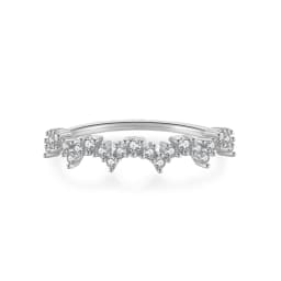 ANDYWEN 925 Sterling Silver Distance Band Bushel Rings Interwoven Vine Lave Edge Crystal Zircon CZ Wander Ring Custom Jewels