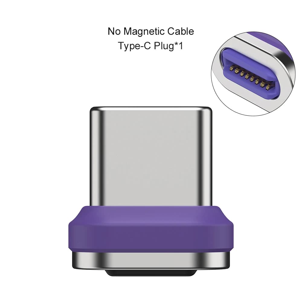 5 pieces Magnetic Cable Connectors Plug 5 pcs 16 Pins Magnetic Tips Head for Magnetic Fast Charging Cable Type C Phone Cable