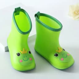 Children's Rain Boots Boy Girl's Solid Colour Waterproof Rain Boots Comfy Non Slip Durable Water Shoes For Kid's Outdoor