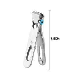 Slanted Nail Clippers Stainless Steel Wide Jaw Opening Manicure Fingernail Cutter Thick Hard Ingrown Toenail Scissors Tools