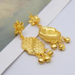 Dubai Gold Color Jewelry Sets For Women Nigerian Necklace Earrings Jewellery Set African Wedding Ethiopia Bridal Gifts