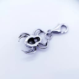 Spider Dangle Charm Pendant Nature High Quality 925 Sterling Silver Vintage Jewelry Gift For Women Men