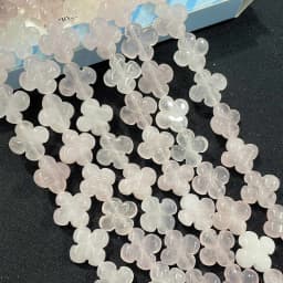 14MM Natural Stone Flower Tiger Eye Quartz Agates Spacer Loose Beads For Jewelry Making DIY Bracelet Necklace Accessories