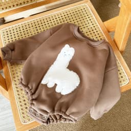 2024 Ins Baby Girls Clothes Fleece Animal Hooded Rompers Baby Boys Toddler Outfits Bodysuit Warm Baby Jumpsuit Autumn Winter