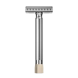Folding Shaving Safety Double Edge Adjustable Classic Razor Mens Metal Travel Shaver For Husband & Dad Gift (without blade)