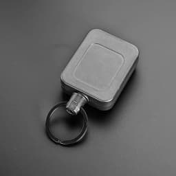 Stainless Steel Rope Back Clip Key Chain Anti-theft Keychain Easy To Pull Telescopic Buckle Key Ring High Rebound Keyring H73