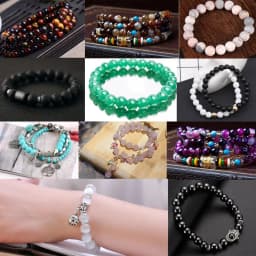 Natural Stone Faceted Tibetan Dzi Agates Round Beads Spacer Loose For Jewelry Making DIY Bracelet Necklace Decoration 6 8 10 MM