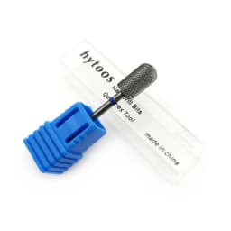 HYTOOS Smooth Top Large Barrel Bits (R Cut) 3/32 Carbide Nail Drill Bit Milling Cutter For Manicure Nail Art Equipment Tools