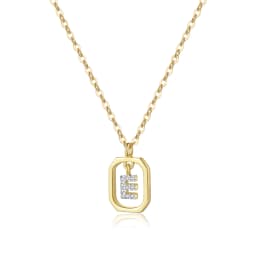 ANDYWEN 925 Sterling Silver Gold Inital Pendant Luxury Choker 2023 Long Chain Monogram Necklace Fine Jewelry Wedding