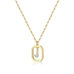 ANDYWEN 925 Sterling Silver Gold Inital Pendant Luxury Choker 2023 Long Chain Monogram Necklace Fine Jewelry Wedding