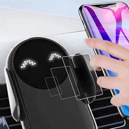 Wireless Charger Car Mount for Air Vent Mount Car Phone Holder Rotating Intelligent Infrared Fast Wireless Charging Charger