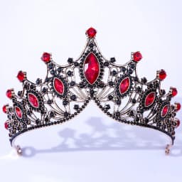 DIEZI Baroque Black Tiara Crown For Wedding Birthday Party Hair Jewelry Queen Bridal Bride Purple Crystal Crown Hair Accessories