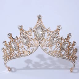DIEZI Baroque Black Tiara Crown For Wedding Birthday Party Hair Jewelry Queen Bridal Bride Purple Crystal Crown Hair Accessories