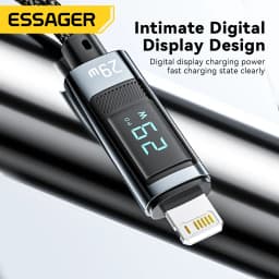 Essager PD 29W USB Type C Cable For iPhone 14 13 12 Pro Max Fast Charge Charger For MacBook IPad Lightning Digital Display Cable