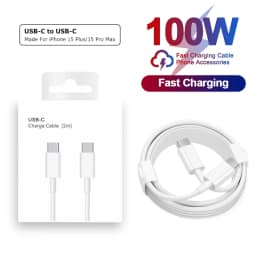 10 PCS USB C to USB C 100W PD Cable For iPhone 15 16 17 Pro Max Samsung Xiaomi 15 Redmi Dual Type-C Quick Charge Cables With Box