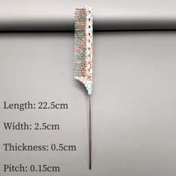Steel Needle Pointed-tail Comb Hair Salon Hairdressing Combs Barber Perm And Dye Hair Hairbrush Bridal Styling Tools 101 102