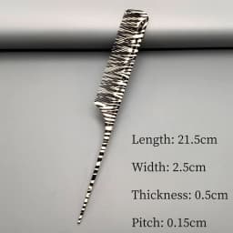 Steel Needle Pointed-tail Comb Hair Salon Hairdressing Combs Barber Perm And Dye Hair Hairbrush Bridal Styling Tools 101 102