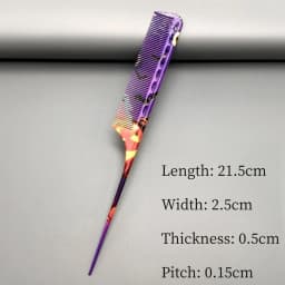 Steel Needle Pointed-tail Comb Hair Salon Hairdressing Combs Barber Perm And Dye Hair Hairbrush Bridal Styling Tools 101 102