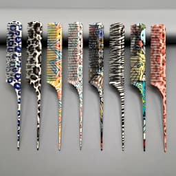 Steel Needle Pointed-tail Comb Hair Salon Hairdressing Combs Barber Perm And Dye Hair Hairbrush Bridal Styling Tools 101 102