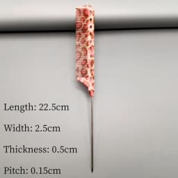 Steel Needle Pointed-tail Comb Hair Salon Hairdressing Combs Barber Perm And Dye Hair Hairbrush Bridal Styling Tools 101 102