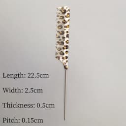Steel Needle Pointed-tail Comb Hair Salon Hairdressing Combs Barber Perm And Dye Hair Hairbrush Bridal Styling Tools 101 102