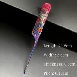 Steel Needle Pointed-tail Comb Hair Salon Hairdressing Combs Barber Perm And Dye Hair Hairbrush Bridal Styling Tools 101 102