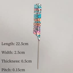 Steel Needle Pointed-tail Comb Hair Salon Hairdressing Combs Barber Perm And Dye Hair Hairbrush Bridal Styling Tools 101 102