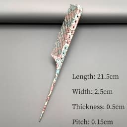 Steel Needle Pointed-tail Comb Hair Salon Hairdressing Combs Barber Perm And Dye Hair Hairbrush Bridal Styling Tools 101 102