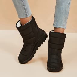 Waterproof Snow Boots for Women 2026 Non-slip Warm Winter Shoes Woman Thicken Plush Platform Ankle Boots Cotton Padded Shoes