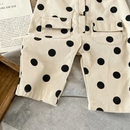 Spring and Autumn Newborn Infant Baby Girls Romper Round Dot Sleeveless Rompers Kids Onepiece Fashion Baby Clothing