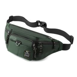 Men Waist Fanny Pack Belt Sling Chest Bag Travel Multi-Pocket Military Fashion Sports Nylon Male Pouch Purse Bum Hip Bags New