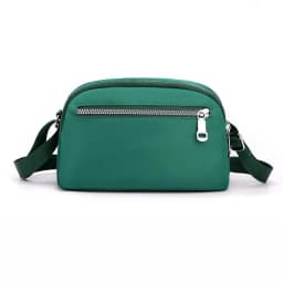 Nylon Women's Waterproof Large Capacity Crossbody Bag Casual Solid Color Messenger Shoulder Bag