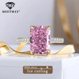 S925 Sterling Silver Tanzanite Blue Zircon Sparkle 5A Good Quality Ice Cut High Carbon Diamond Ladies Ring Fine Jewelry Women