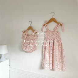 Sweet Little Girls Strap Romper Summer Cozy Cotton Floral Stripe Bowknot Jumpsuit for Toddler Girls Clothing Children Outfits